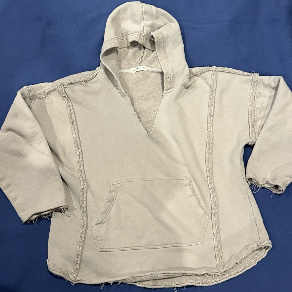 Natural Life oversized v-neck hoodie